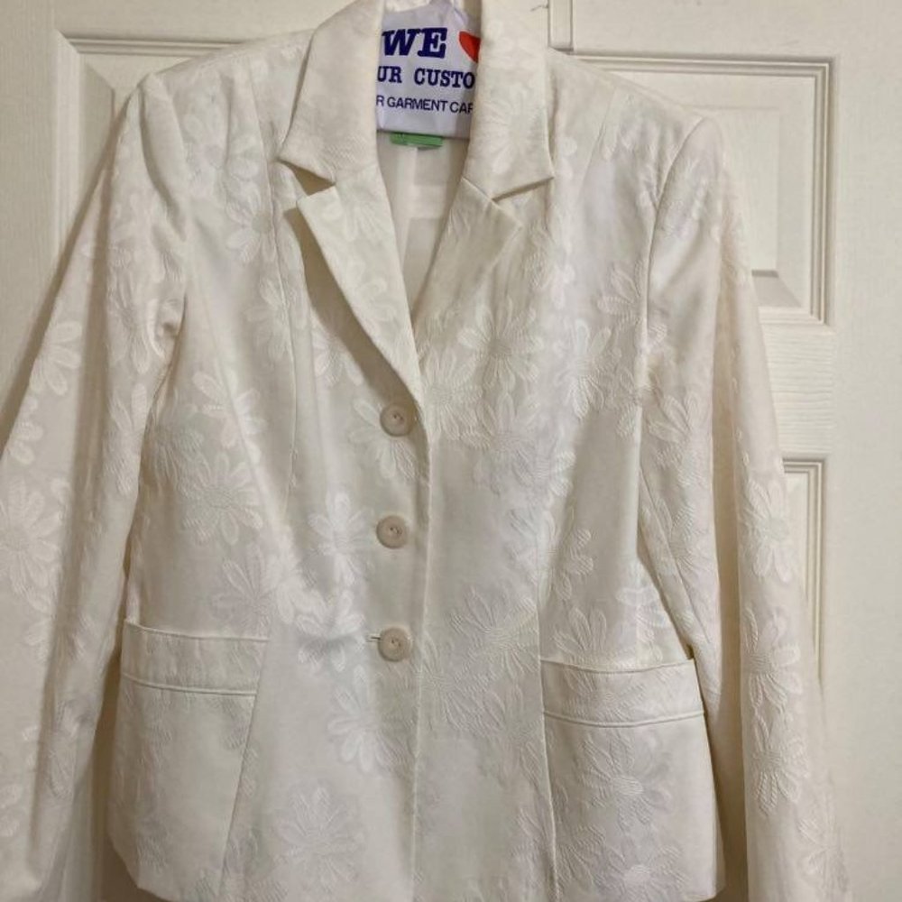Classic White Blazer